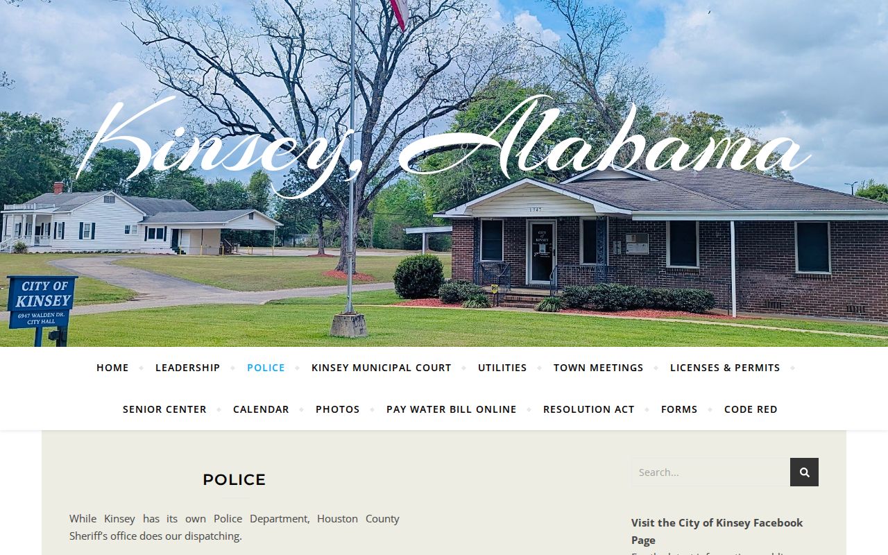 Kinsey recent arrests official city and police contact source